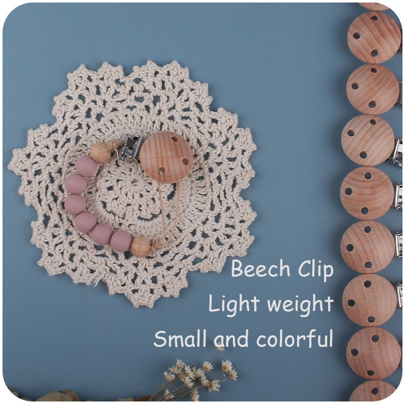 Newborn Silicone Dummy Clip