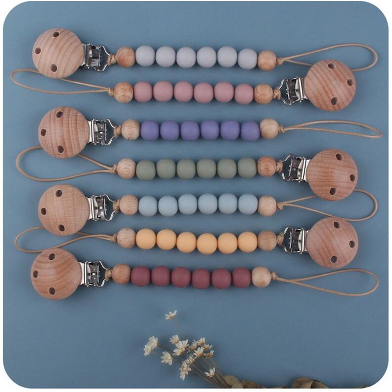 Newborn Silicone Dummy Clip