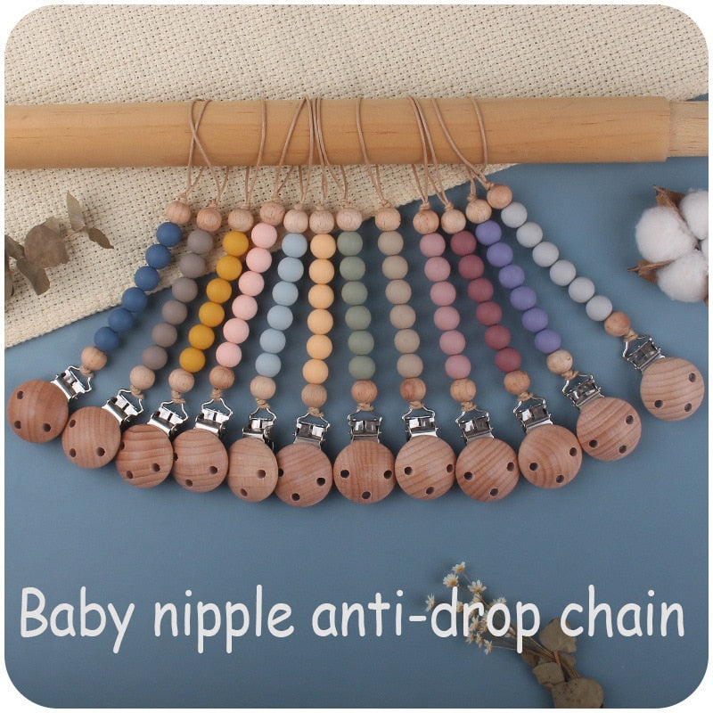 Newborn Silicone Dummy Clip