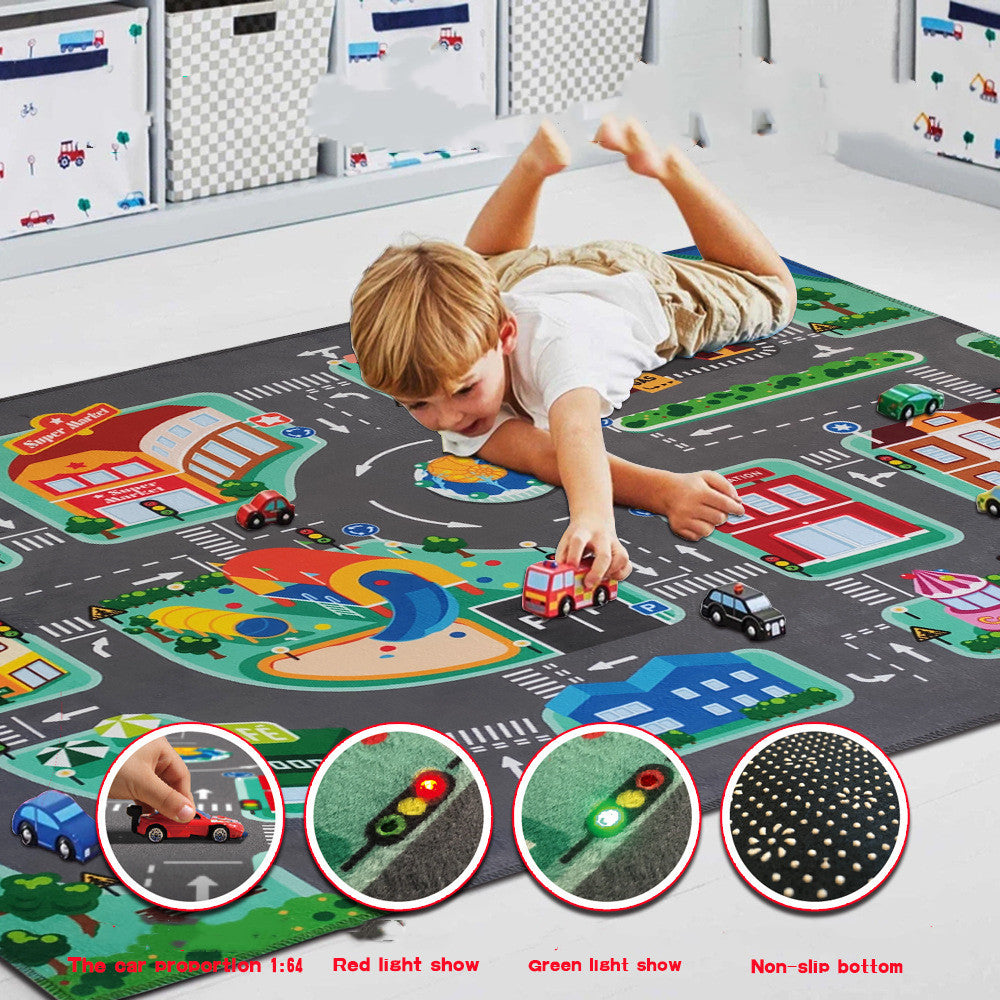 LED Road Rug for Kids