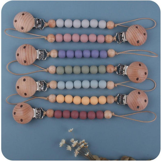 Newborn Silicone Dummy Clip