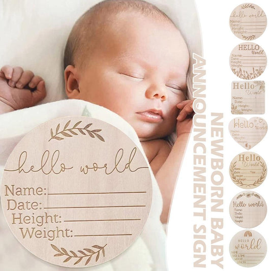 Newborn Baby Announcement Sign